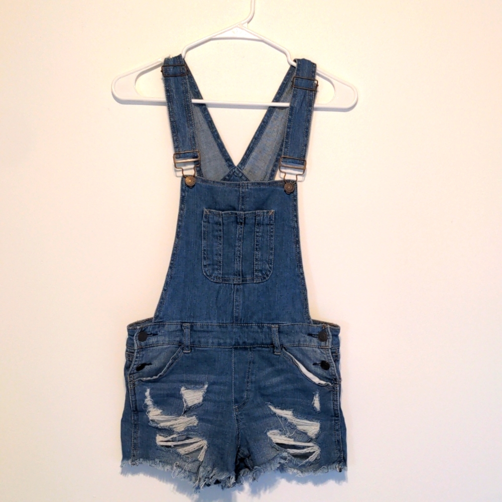 🌈3 for $12🌈Refuge Distressed Overall Shorts Sz 2